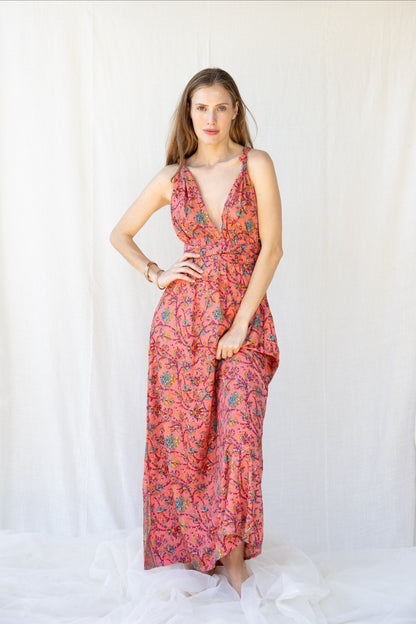 Silk Scarlett Long Dress n.16 - Bohemia Couture