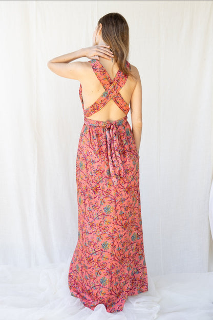 Silk Scarlett Long Dress n.16 - Bohemia Couture