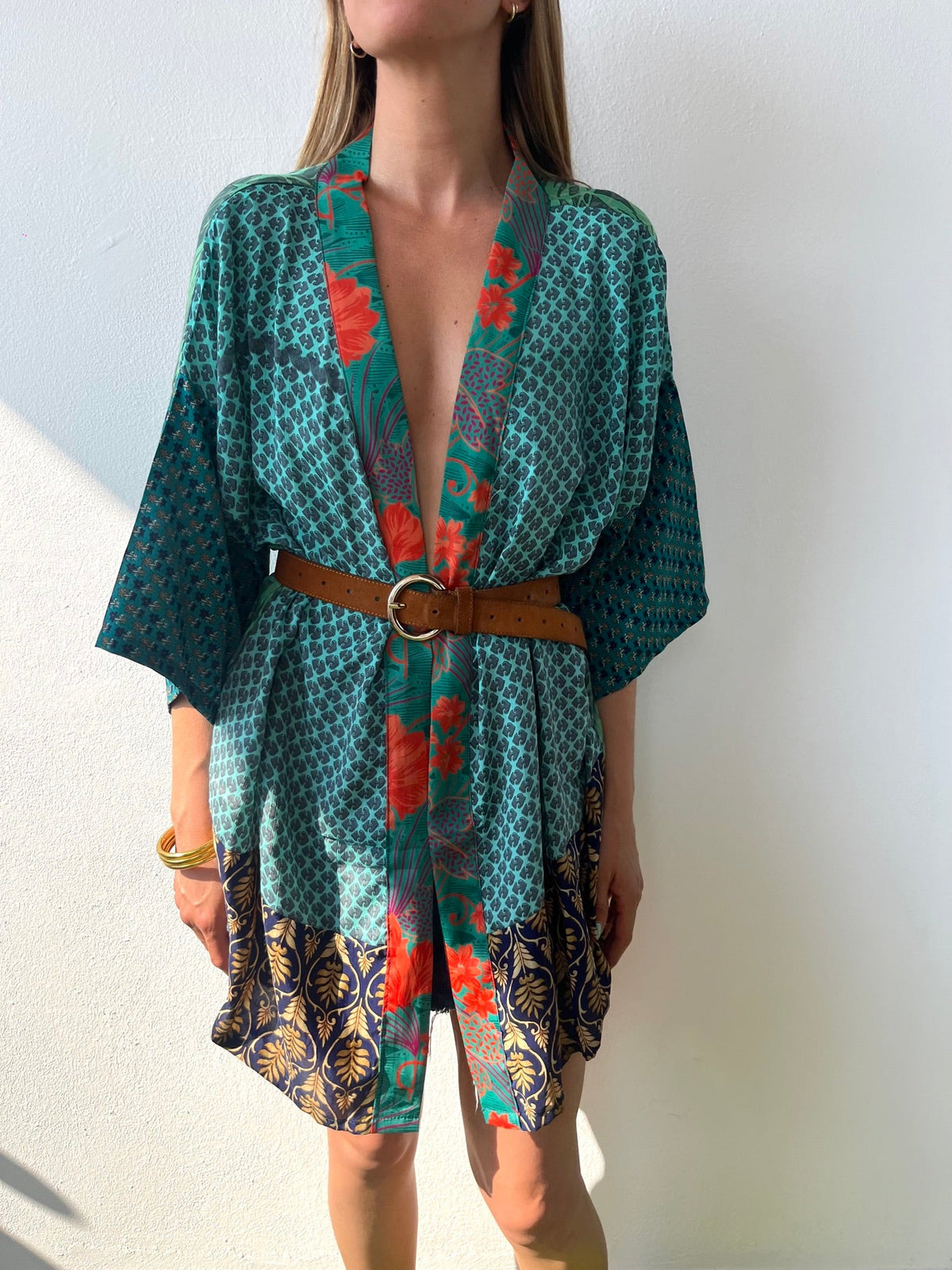 Silk Short Cardigan n.181 - Bohemia Couture
