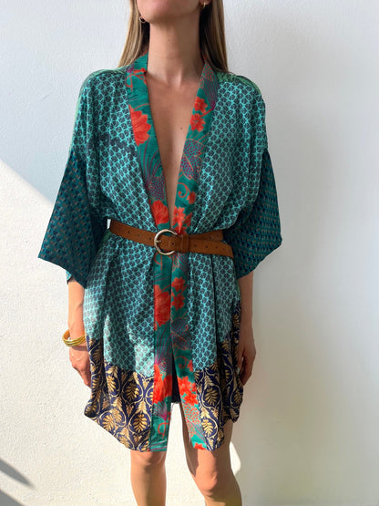 Silk Short Cardigan n.181 - Bohemia Couture