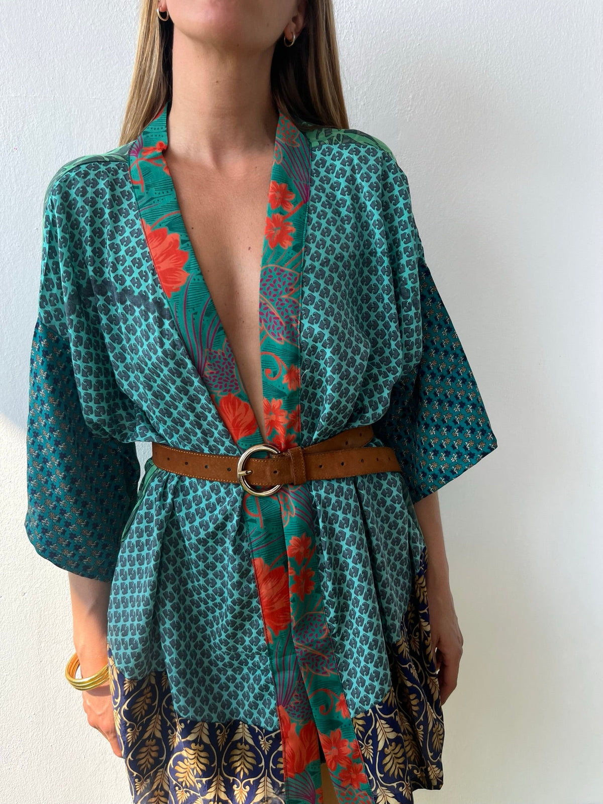 Silk Short Cardigan n.181 - Bohemia Couture