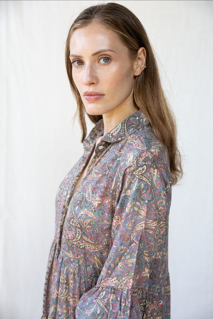 Silk St. Barth Long Dress n.15 - Bohemia Couture