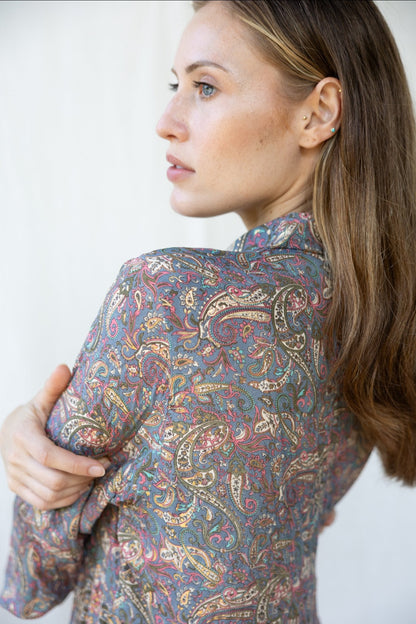 Silk St. Barth Long Dress n.15 - Bohemia Couture