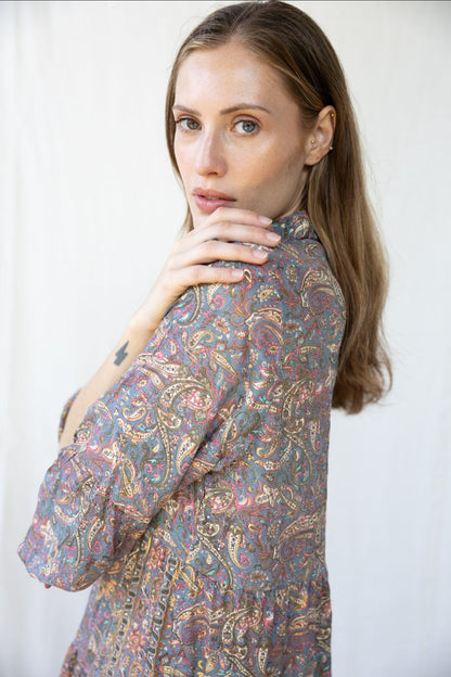 Silk St. Barth Long Dress n.15 - Bohemia Couture