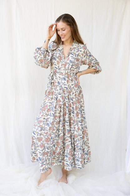 Silk St. Barth Long Dress n.16 - Bohemia Couture