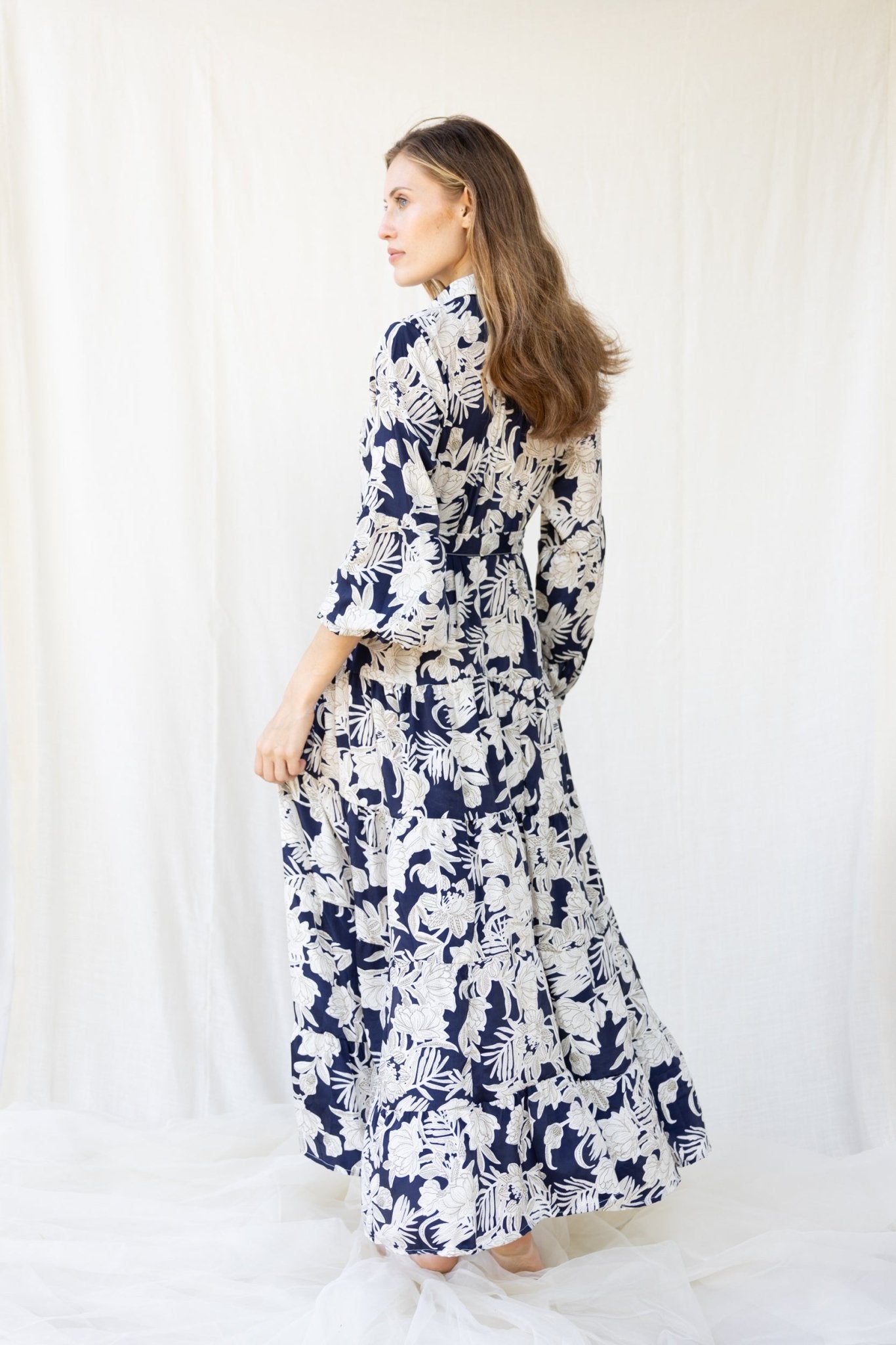 Silk St. Barth Long Dress n.17 - Bohemia Couture