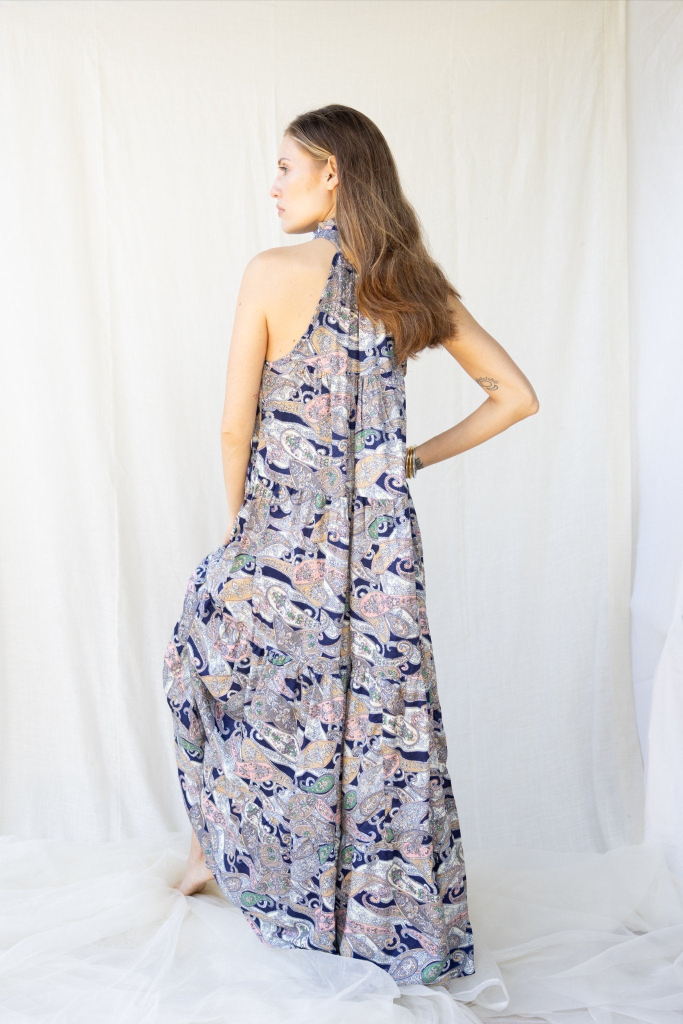 Silk Sunday Long Dress n.6 - Bohemia Couture