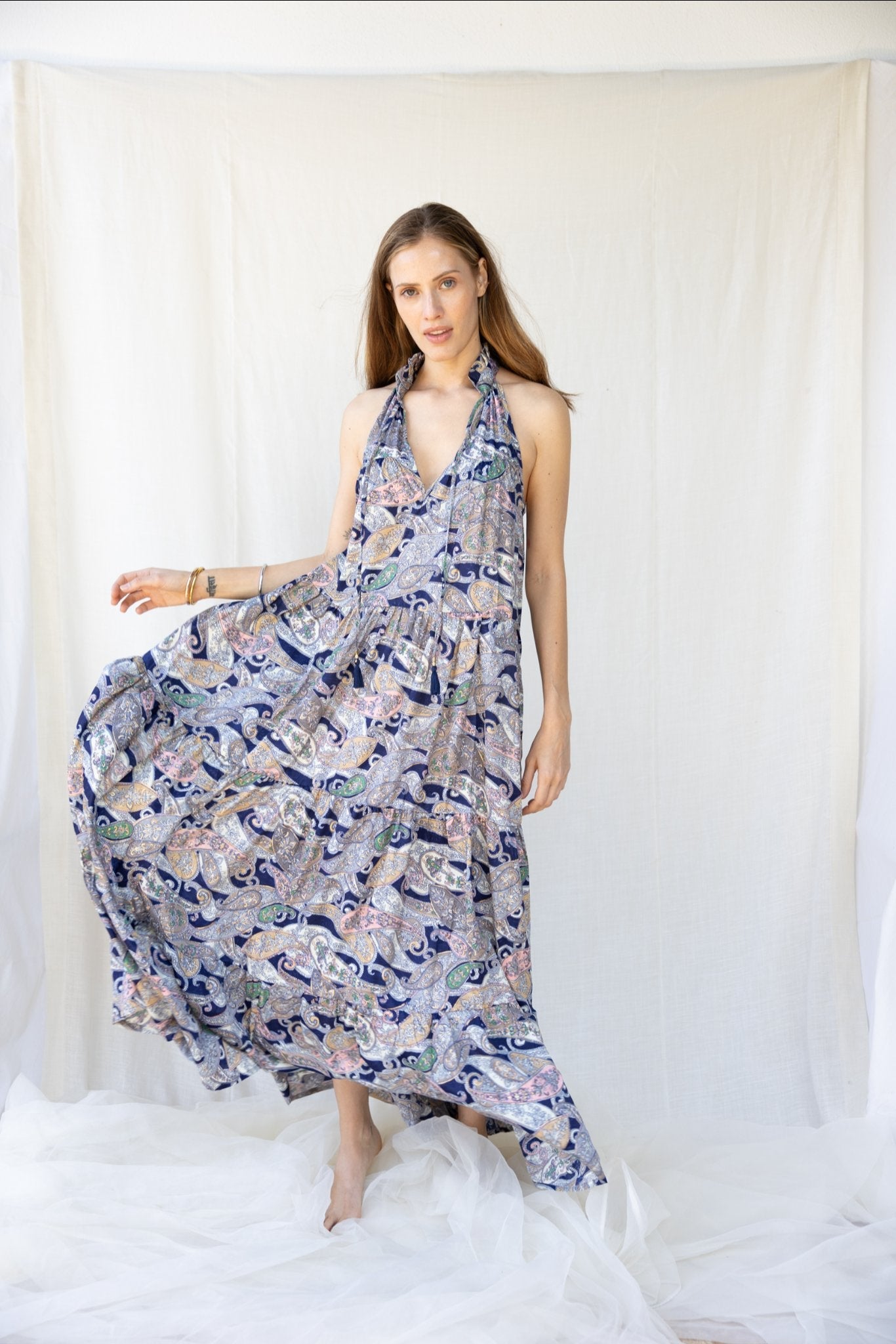 Silk Sunday Long Dress n.6 - Bohemia Couture