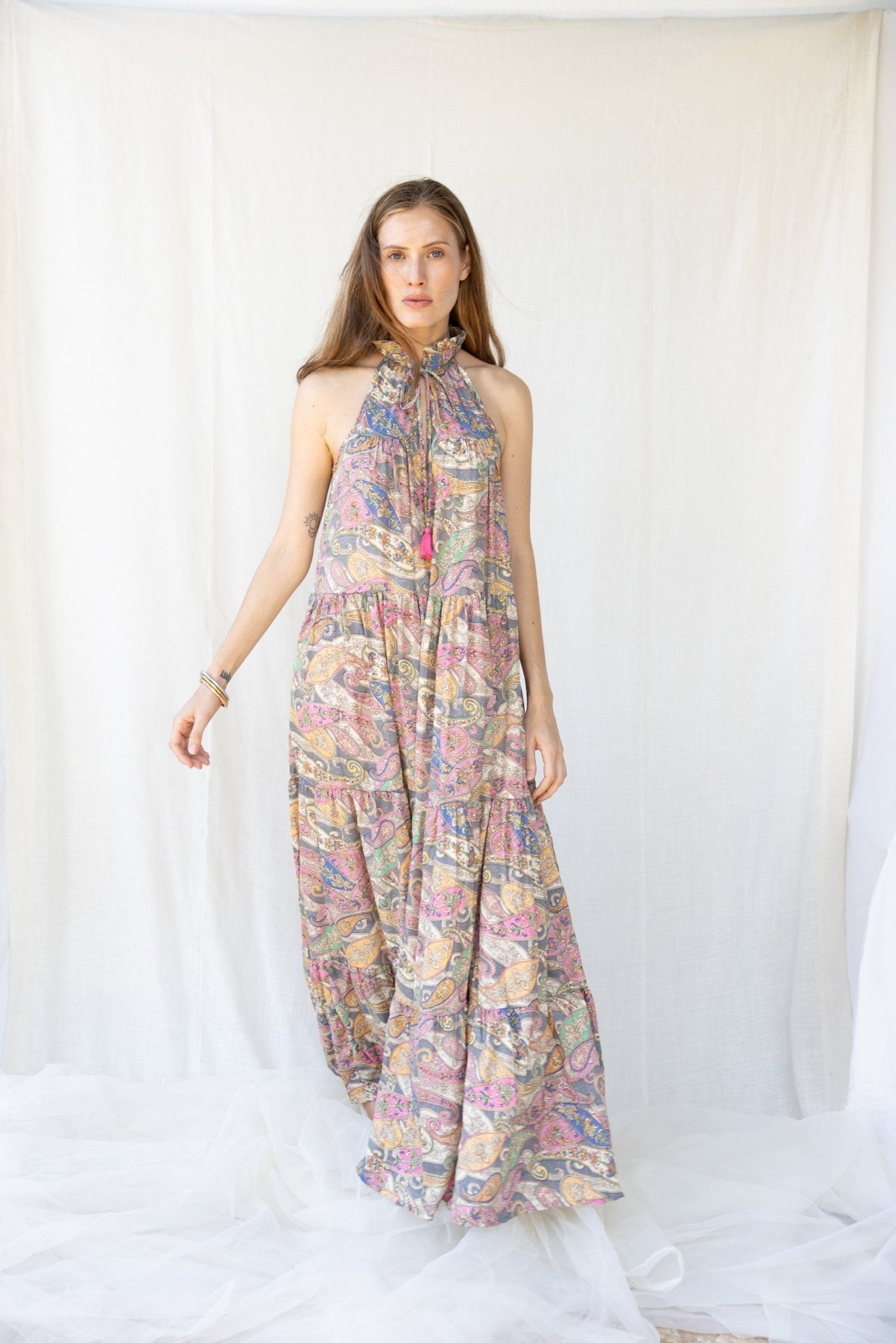 Silk Sunday Long Dress n.7 - Bohemia Couture