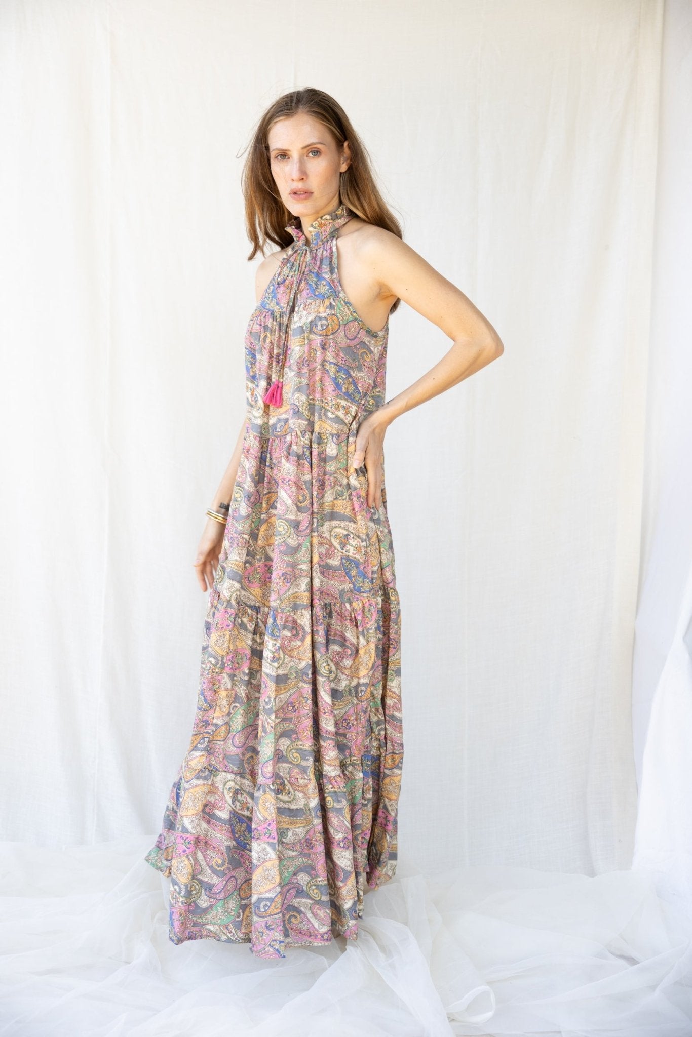 Silk Sunday Long Dress n.7 - Bohemia Couture