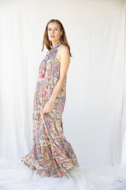 Silk Sunday Long Dress n.7 - Bohemia Couture