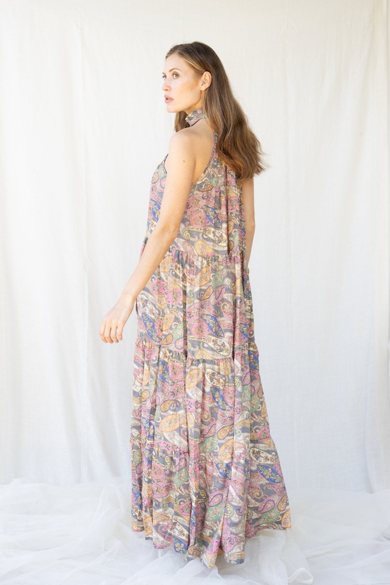 Silk Sunday Long Dress n.7 - Bohemia Couture