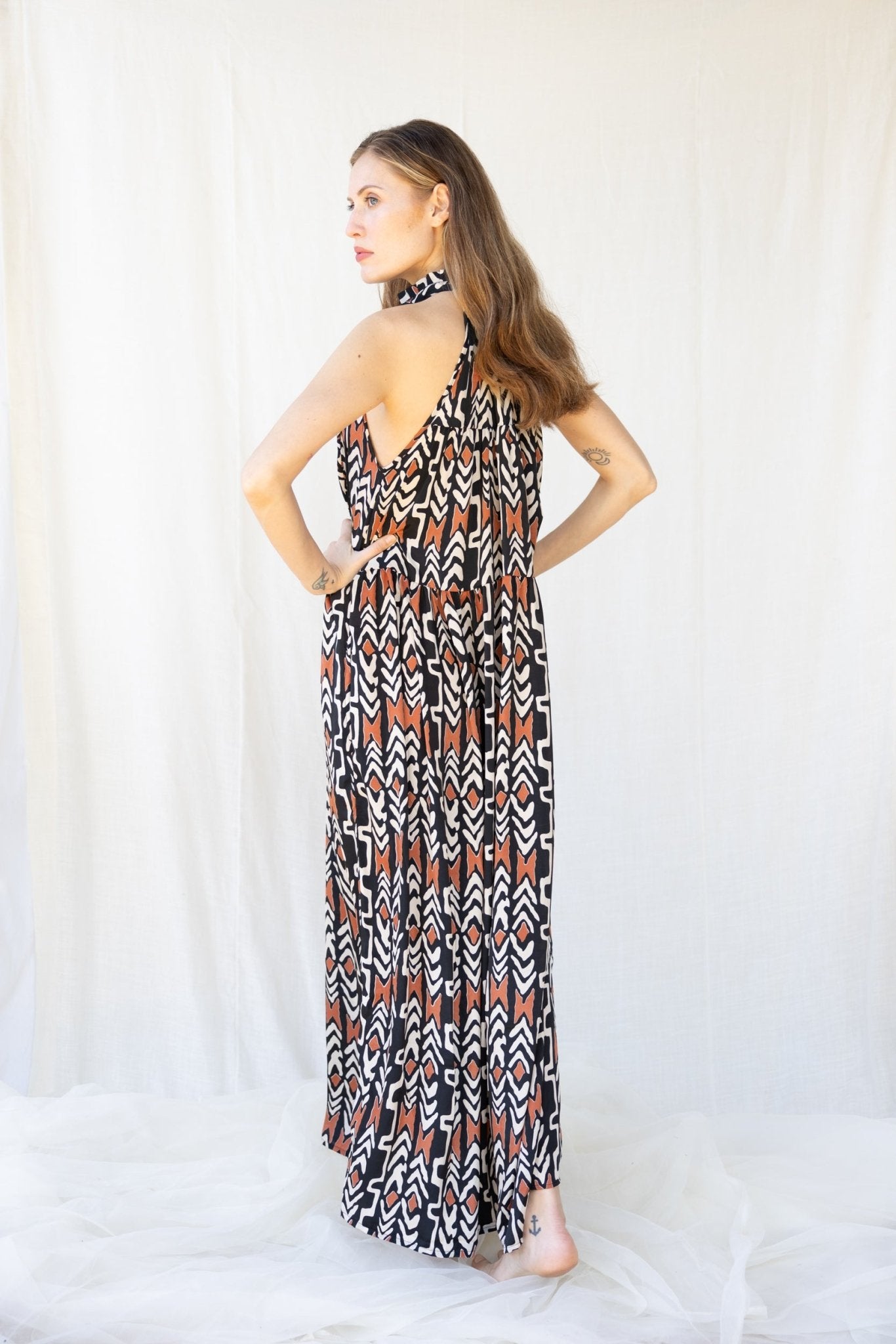 Silk Sunday Long Dress n.8 - Bohemia Couture
