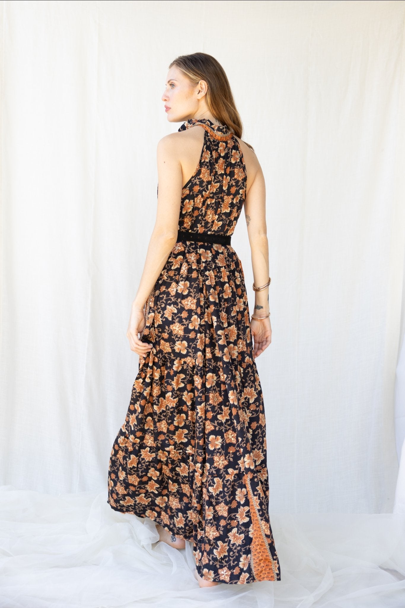 Silk Sunday Long Dress n.9 - Bohemia Couture