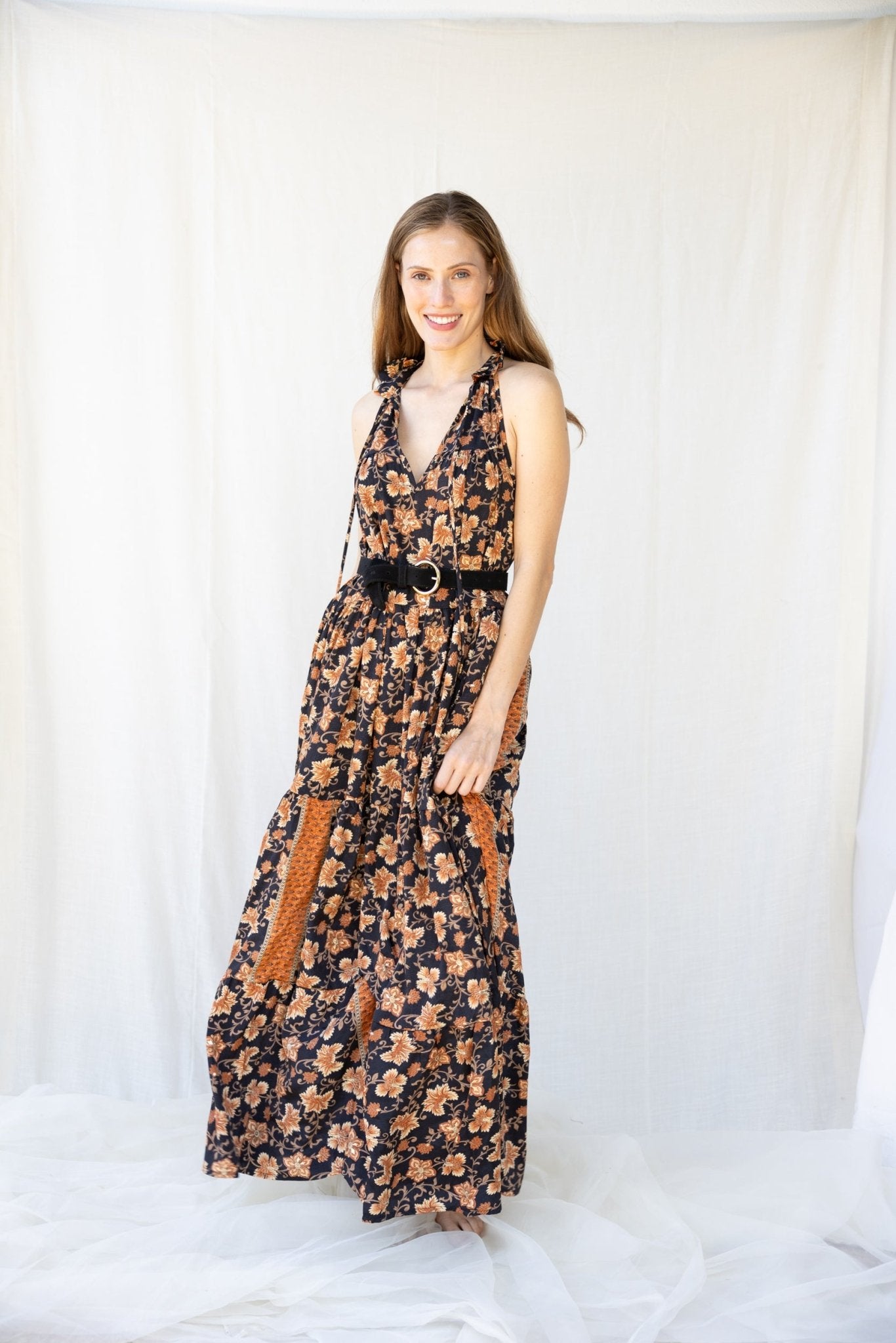Silk Sunday Long Dress n.9 - Bohemia Couture