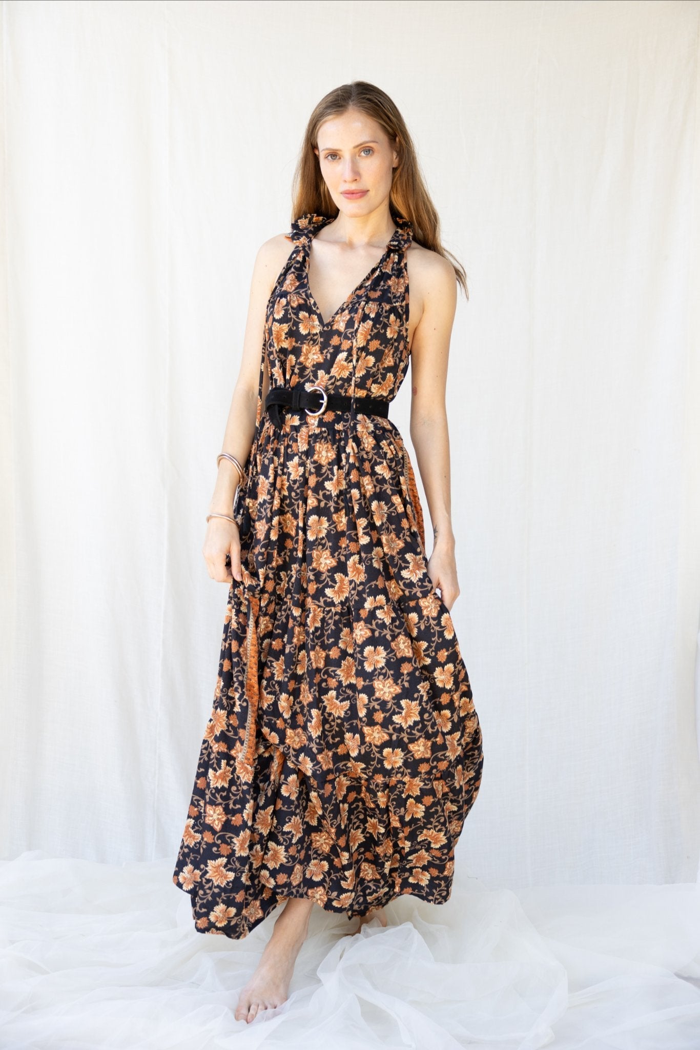 Silk Sunday Long Dress n.9 - Bohemia Couture