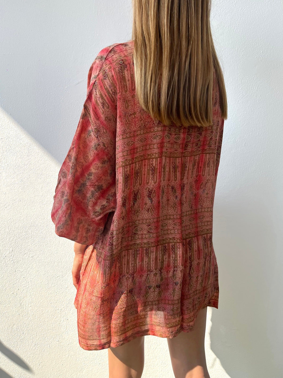 Silk Tie Dye Cardigan n.13 - Bohemia Couture
