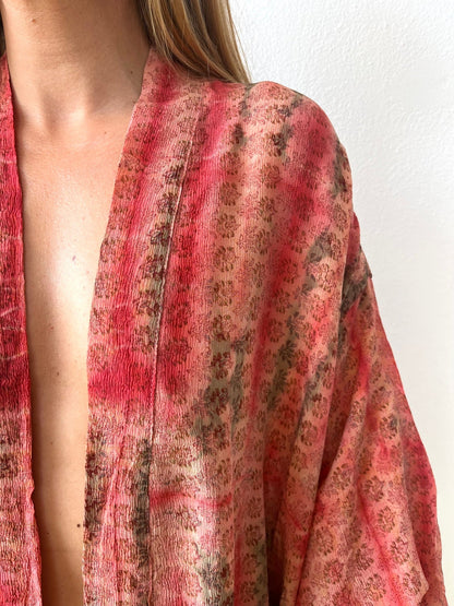 Silk Tie Dye Cardigan n.13 - Bohemia Couture