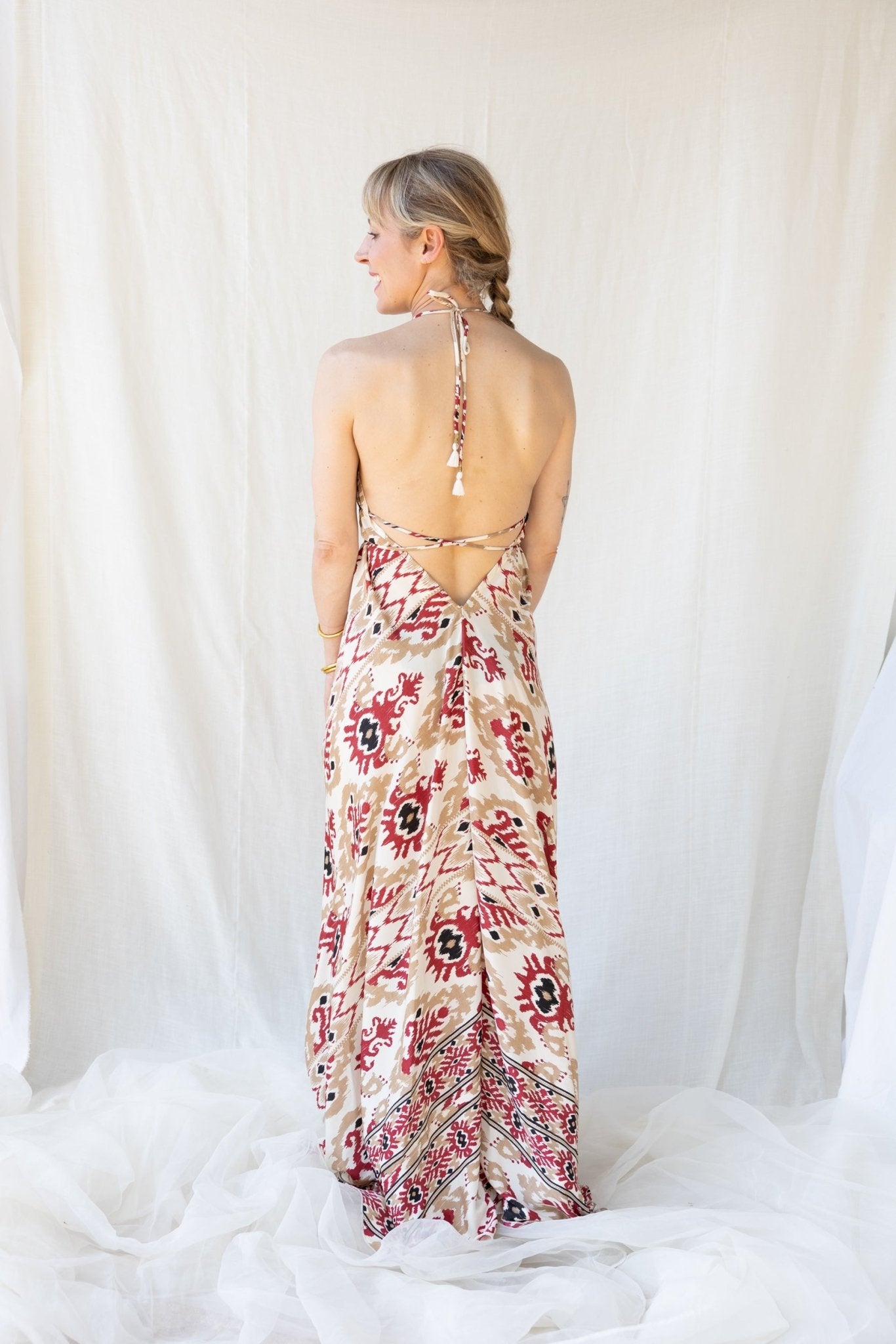 Silk Venus Long Dress n.5 - Bohemia Couture