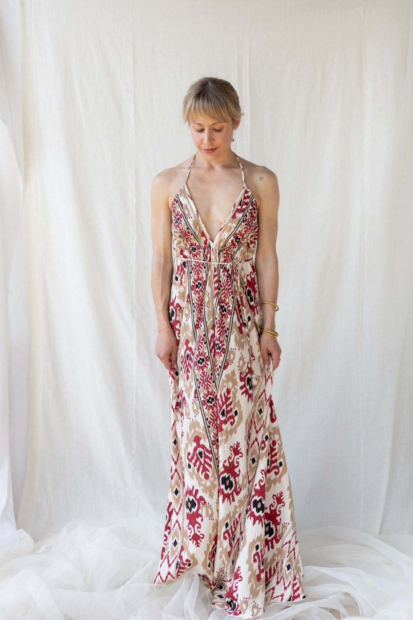Silk Venus Long Dress n.5 - Bohemia Couture