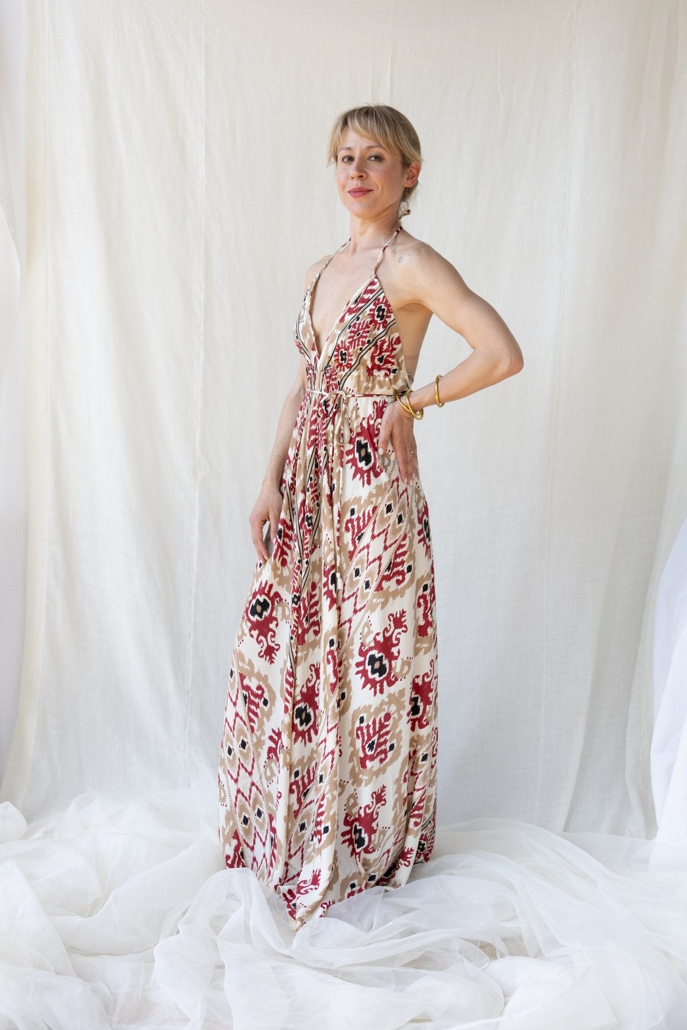 Silk Venus Long Dress n.5 - Bohemia Couture