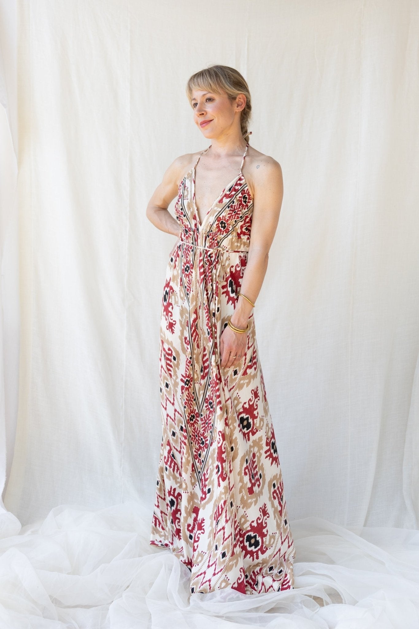 Silk Venus Long Dress n.5 - Bohemia Couture