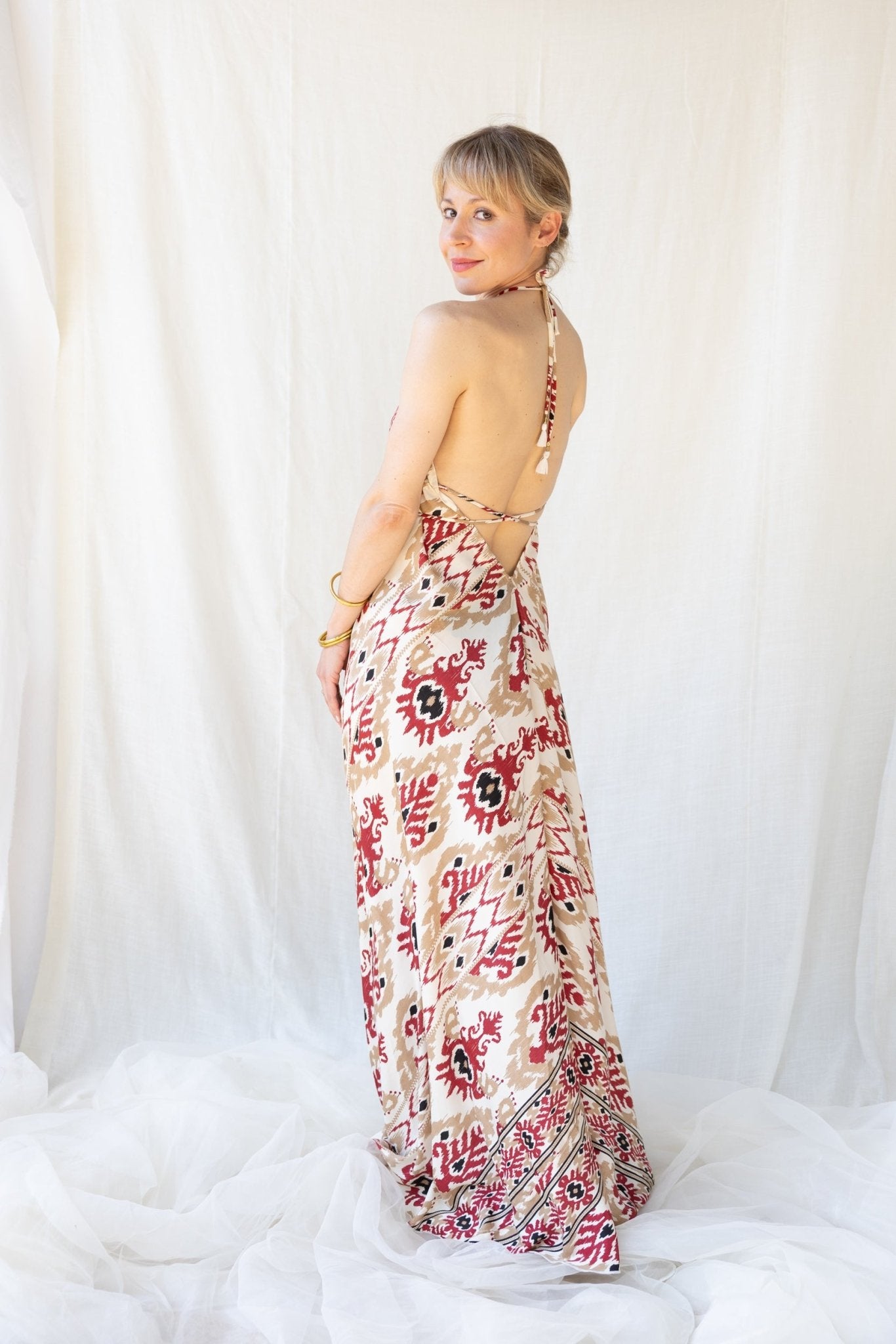 Silk Venus Long Dress n.5 - Bohemia Couture
