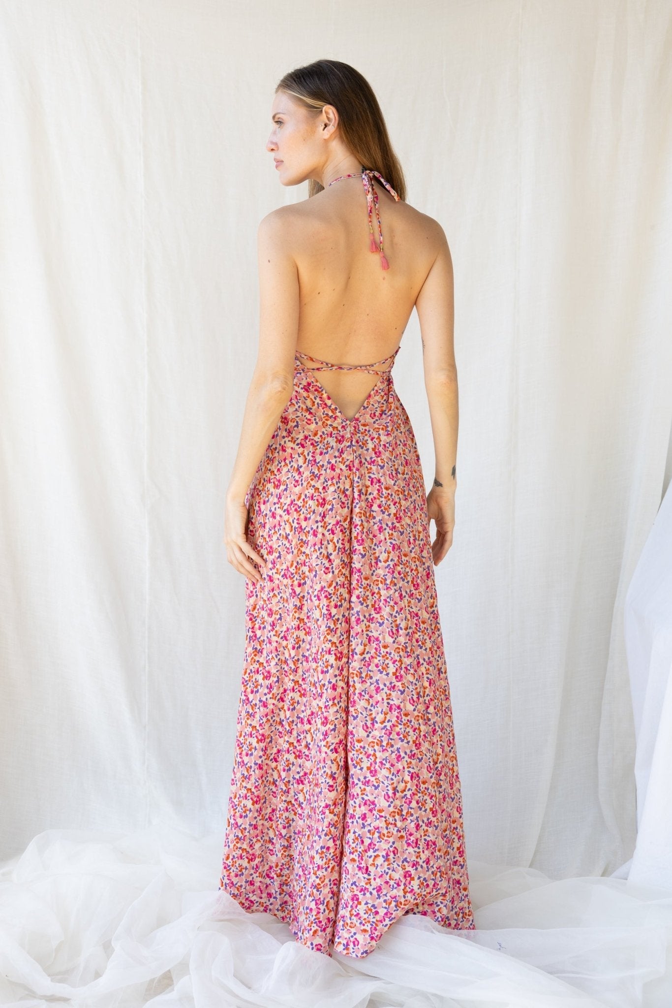 Silk Venus Long Dress n.6 - Bohemia Couture