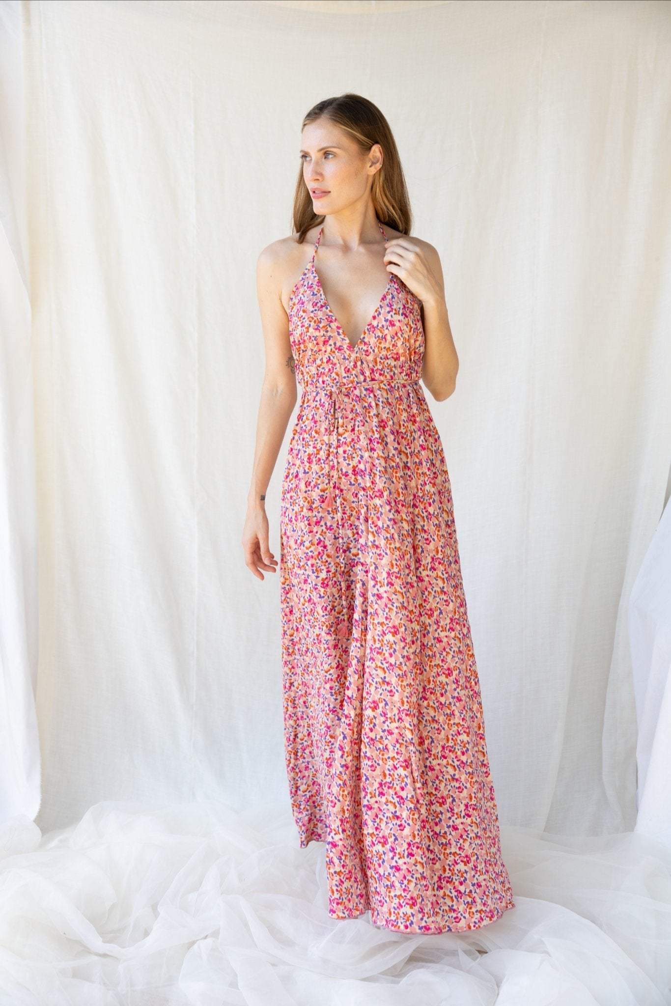 Silk Venus Long Dress n.6 - Bohemia Couture