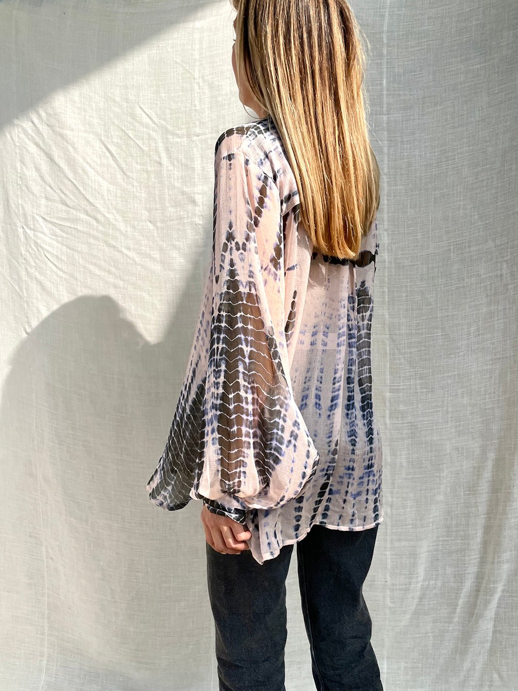 100% Modal Voile Tie Dye Shirt n.2 - Bohemia Couture