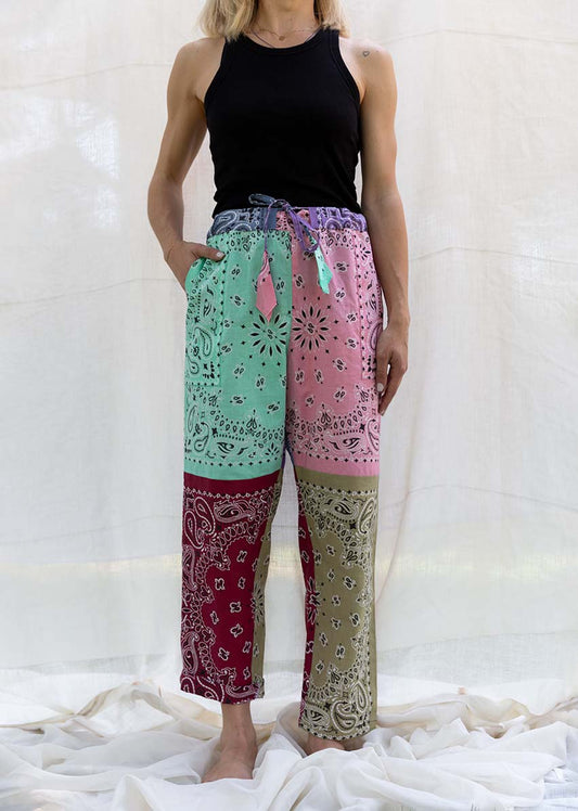 Bandana Pants - Multicolor
