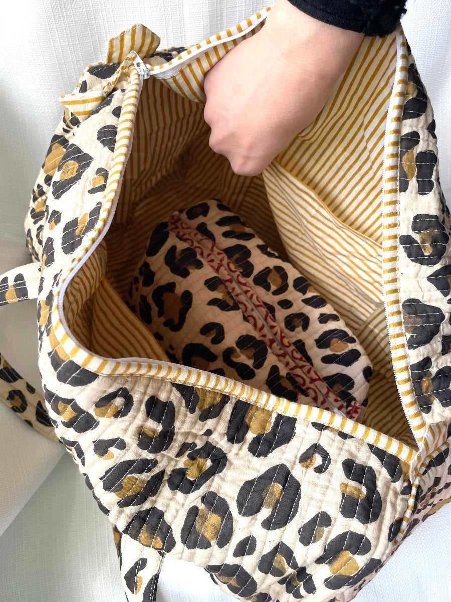 Leopard Weekend Bag Bohemia Couture